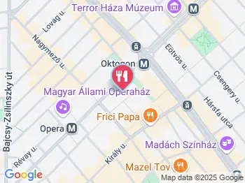 SZÉK Restaurant & Bar Budapest a térképen