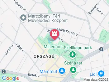 Széllkapu Park Budapest a térképen