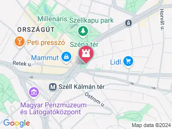 Szenes Hanna Budapest a térképen