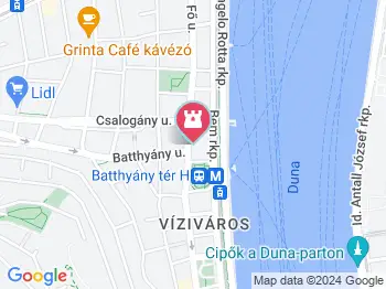 Szent Ferenc sebei templom Budapest a térképen