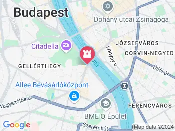 Szent Gellért tér Budapest a térképen