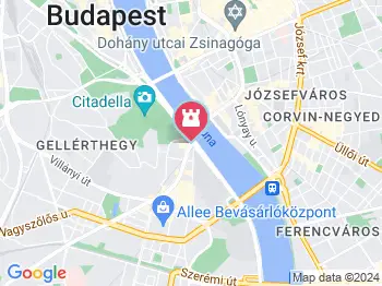 Szent Gellért téri díszkút Budapest a térképen