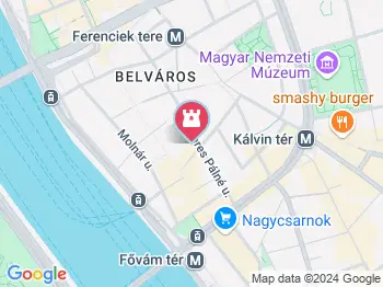 Szent György nagyvértanú szerb ortodox templom Budapest a térképen