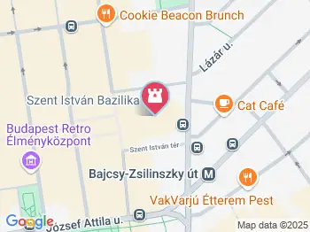 Szent István Bazilika Budapest a térképen