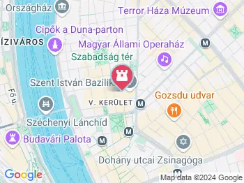 Szent István tér Budapest a térképen