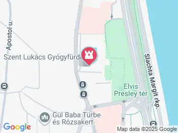 Szent Lukács Gyógyfürdő és Uszoda Budapest a térképen