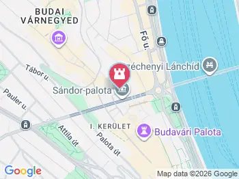 Szent Mihály arkangyal szobra Budapest a térképen