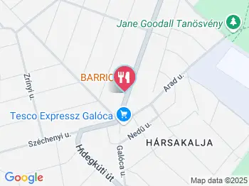 Széphalom Vendéglő Budapest a térképen