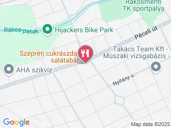 Szépréti Cukrászda-Salátabár Budapest a térképen