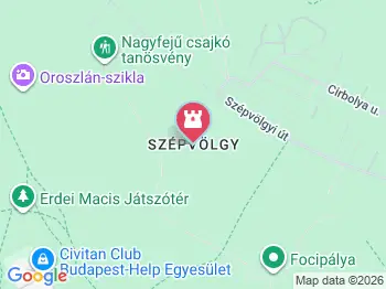 Szépvölgy Budapest a térképen