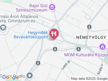 Szervusz Bisztró - Hegyvidék Bevásárlóközpont Budapest a térképen