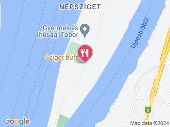Sziget Büfé Budapest a térképen