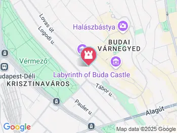 Sziklakórház Atombunker Múzeum Budapest a térképen