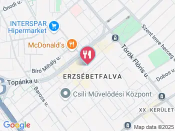 Szilágyi Fagyizó Budapest a térképen