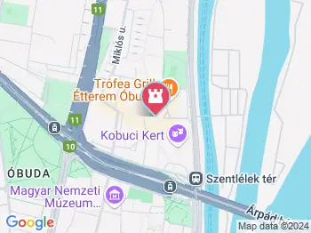 Szindbád, a hajós Budapest a térképen