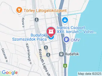 A szőlőfürt meg a többiek Budapest a térképen