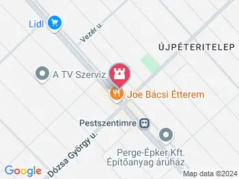 Szovjet emlékmű Budapest a térképen