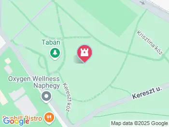 Tabán Budapest a térképen