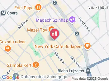 á table! - Akácfa utca Budapest a térképen