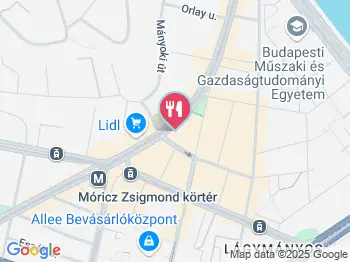 á table! - Bartók Béla út Budapest a térképen