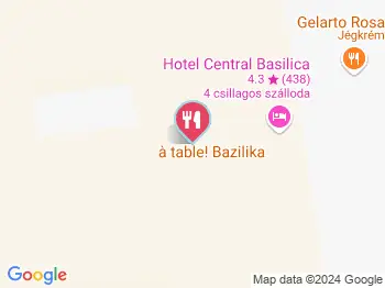 á Table! - Bazilika Budapest a térképen