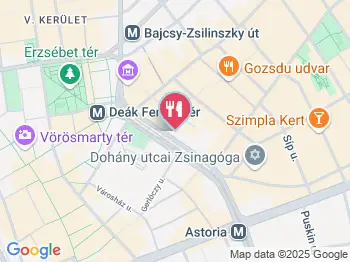 á table! - Madách tér Budapest a térképen