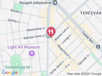 Tacet Brewery Taproom Budapest a térképen