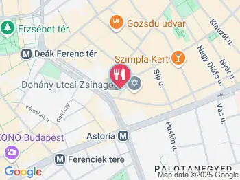 Tahina Bite Budapest a térképen