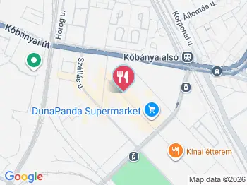 Tai He Lou (Taihe Étterem) Budapest a térképen