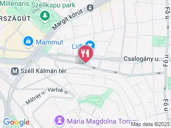 Takács Bakery Budapest a térképen