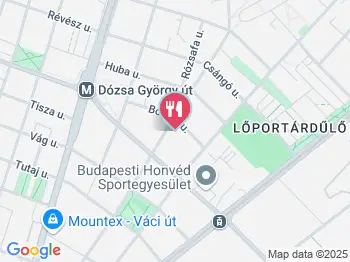 Tálka Budapest a térképen