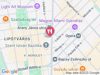 Tama Budapest Étterem Budapest a térképen