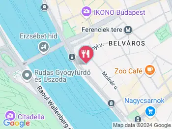 Tapas Fino Budapest a térképen