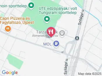 Tarzan Terasz Budapest a térképen