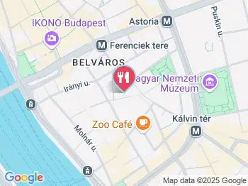 Táskarádió eszpresszó Budapest a térképen