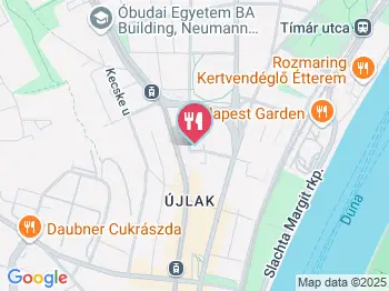 Taste Of India Budapest a térképen