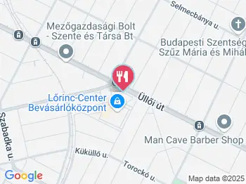 Tasty House Budapest a térképen