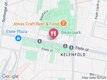 Tasty pizzéria és Étterem - Etele Budapest a térképen