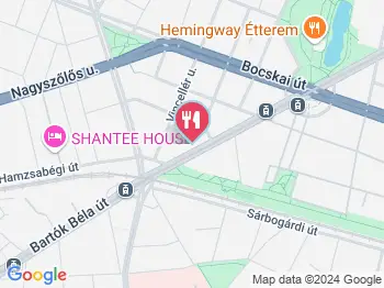 Tasty Pizzéria & Étterem Budapest a térképen