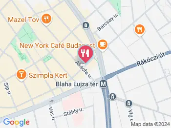 Tati Budapest a térképen