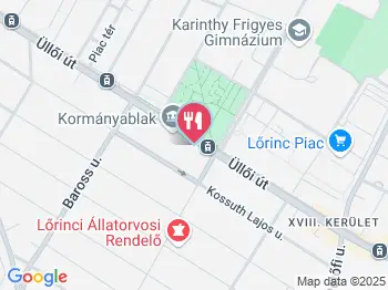 Téglagyári Megálló Étterem & Pizzéria Budapest a térképen