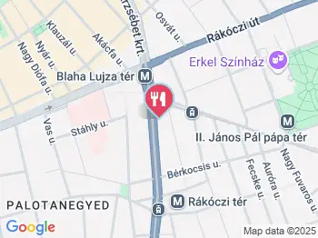 Teherán Büfé Budapest a térképen