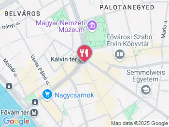 Tej-Vár Budapest a térképen