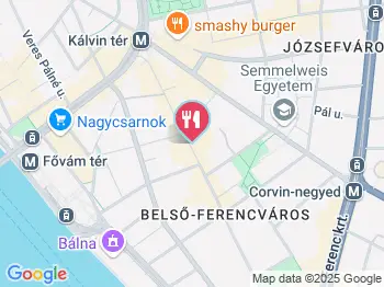 Tepertő Magyaros Étterem Budapest a térképen