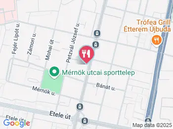 Terasz Étekbár Budapest a térképen