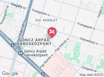 Teve Apartman Budapest a térképen