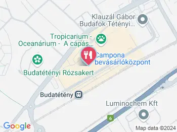 Thai Étterem - Campona Budapest a térképen