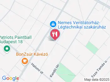 Thai Food Express Budapest a térképen