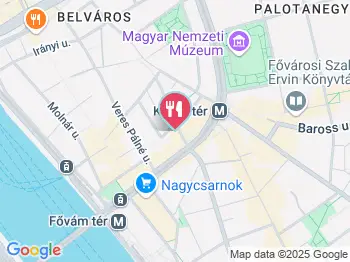 ThaiWok Friss Thai Konyha Budapest a térképen