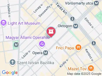 Thália Színház Budapest a térképen